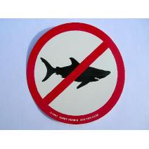No Sharks Sticker Image