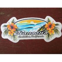 Hansen's flowered sticker Image