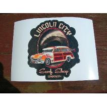 LC Surf Shop Woody sticker Image
