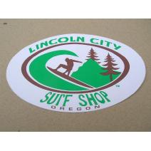 LC Surf Shop Sticker/Green Image